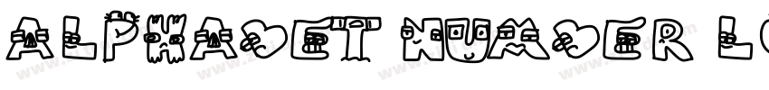 Alphabet Number Lore字体转换